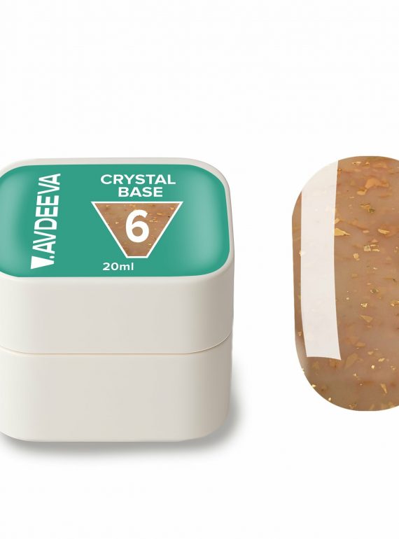 Камуфлююча база V.AVDEEVA Crystal Base №6 пісочна, 20 мл