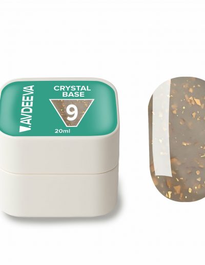 Камуфлююча база V.AVDEEVA Crystal Base №9 кавова, 20 мл