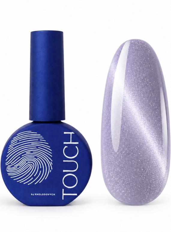 Магнітний гель-лак TOUCH 3D Cat Eyes №06 Light Violet, 9 мл