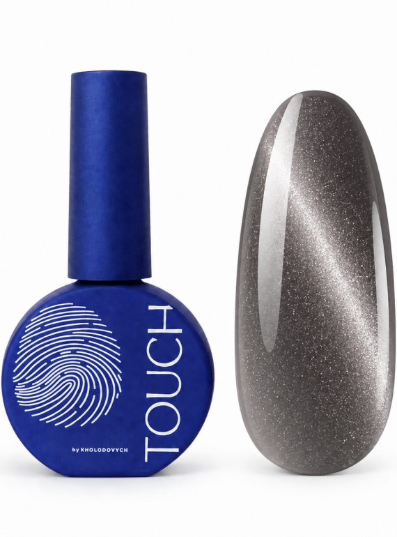Магнітний гель-лак TOUCH 3D Cat Eyes №08 Mouse Gray, 9 мл