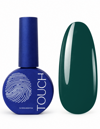 Гель-лак TOUCH Gel Polish №19 Пляшково-зелений, 9 мл
