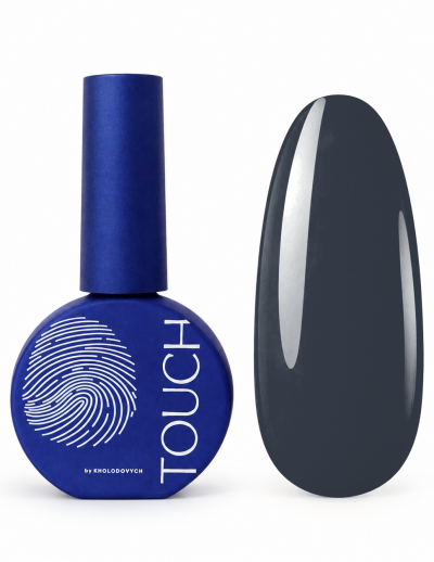 Гель-лак TOUCH Gel Polish №23 Темний Графітовий, 9 мл